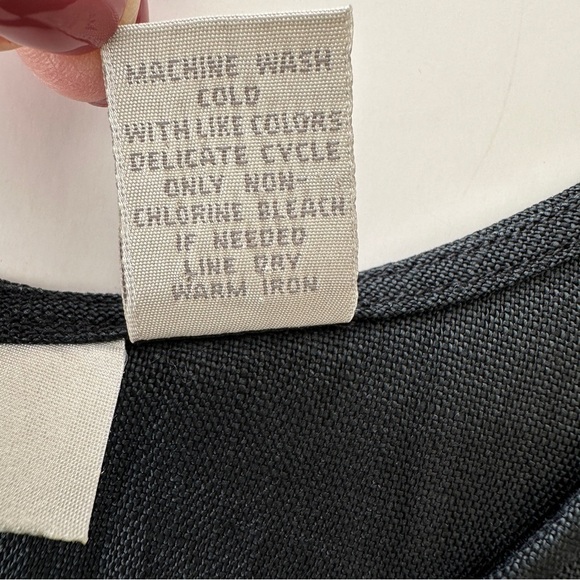 J. Jill shift dress, popover, sleeveless, crew neck, midi length, in ๐ฏ linen - Picture 10 of 10